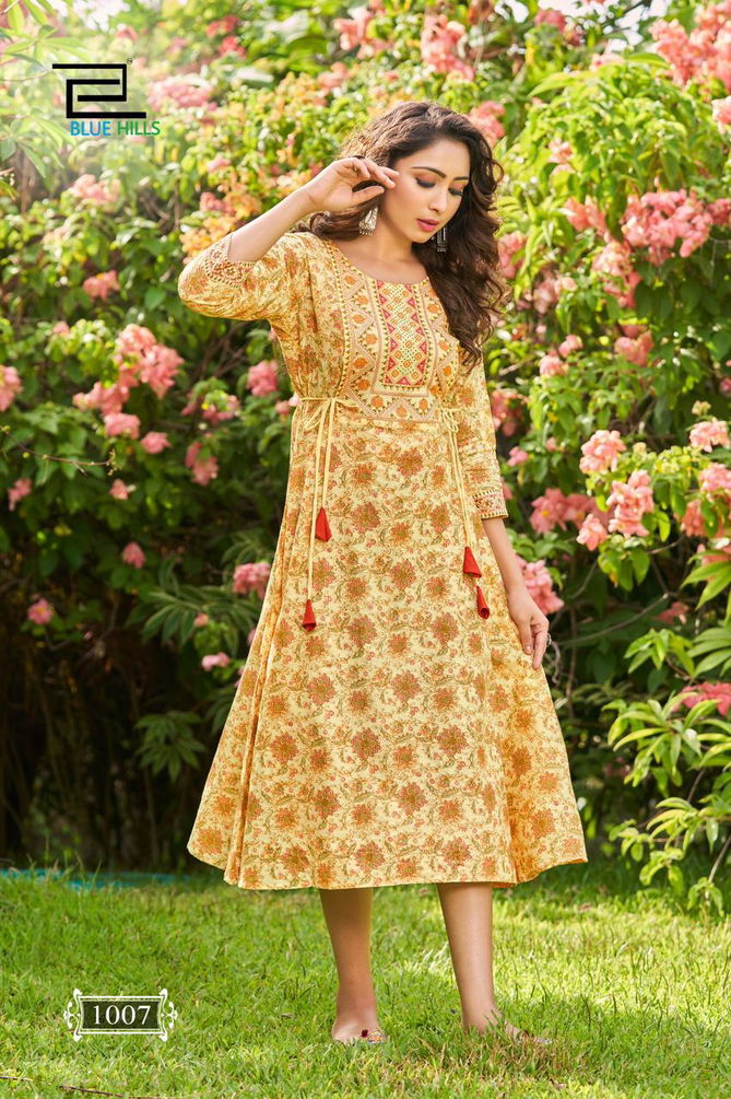 Spicy Vol 1 By Blue Hills Designer Kurti Catalog